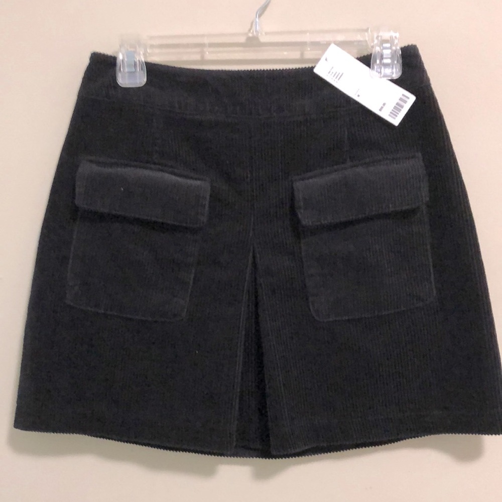 BDG Urban Outfitters Skirt Black Corduroy amino SZ M New with tag!